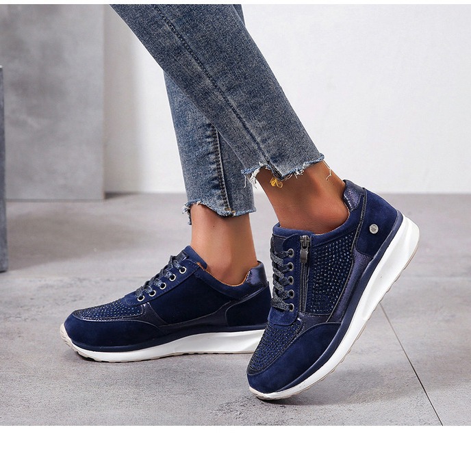 Sneakers |  Womens Cipriata -S/Ladies Sneakers Shoes Dark Blue